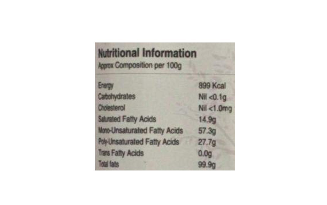 Indic Wisdom Edible Mustard Oil, Cold Pressed   Plastic Bottle  500 millilitre
